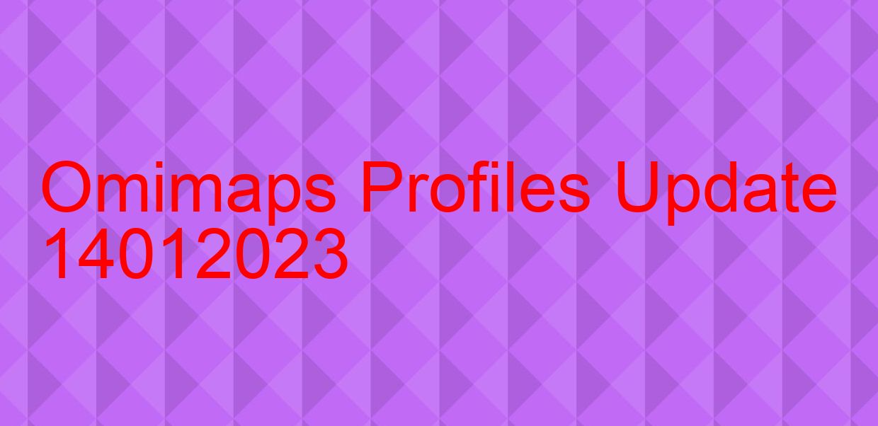 Omimaps Profiles 14012023