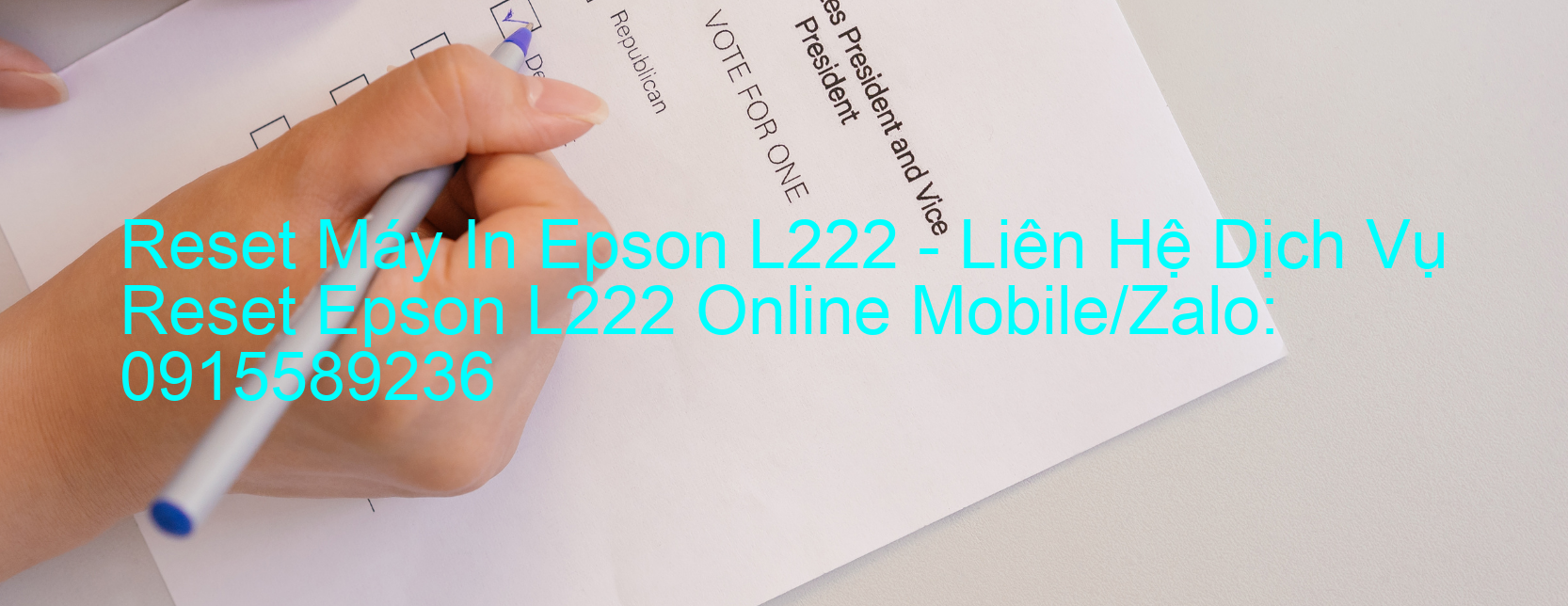 Reset Máy In Epson L222 Online