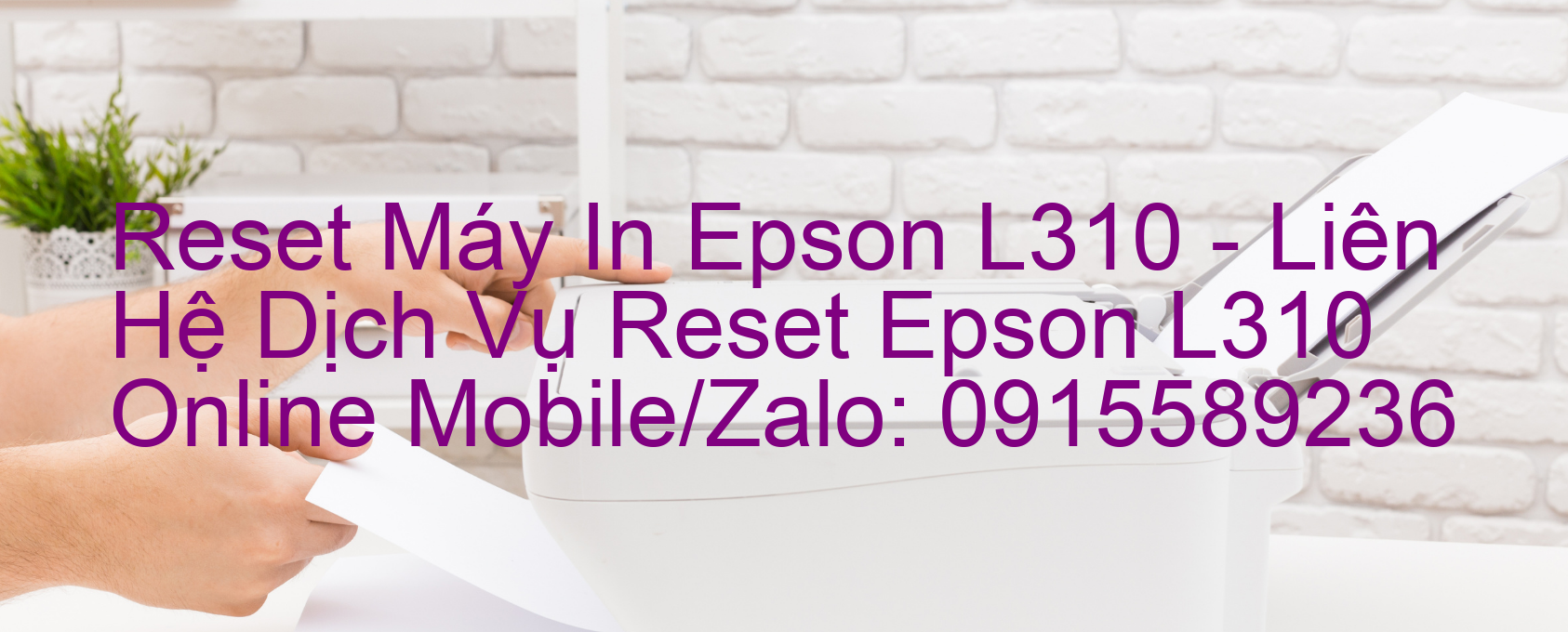 Reset Máy In Epson L310 Online
