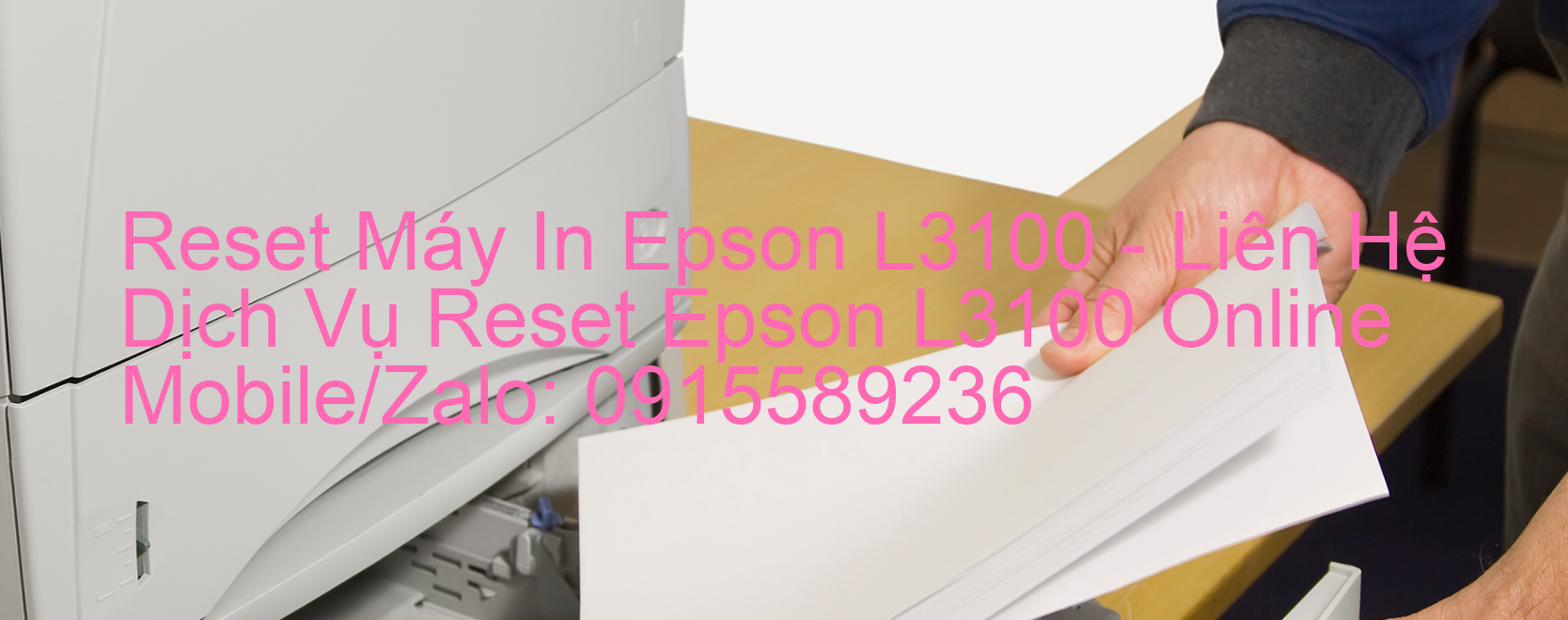 Reset Máy In Epson L3100 Online