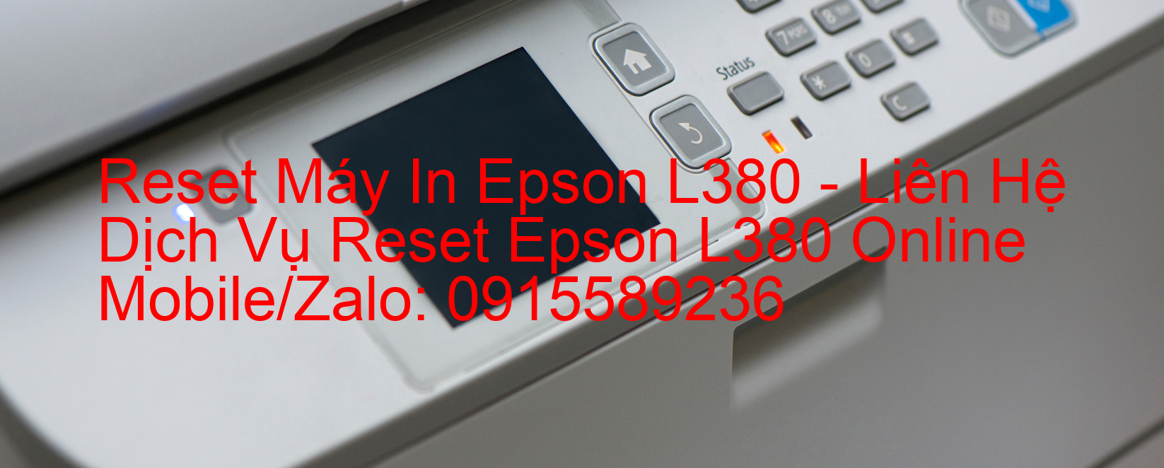 Reset Máy In Epson L380 Online