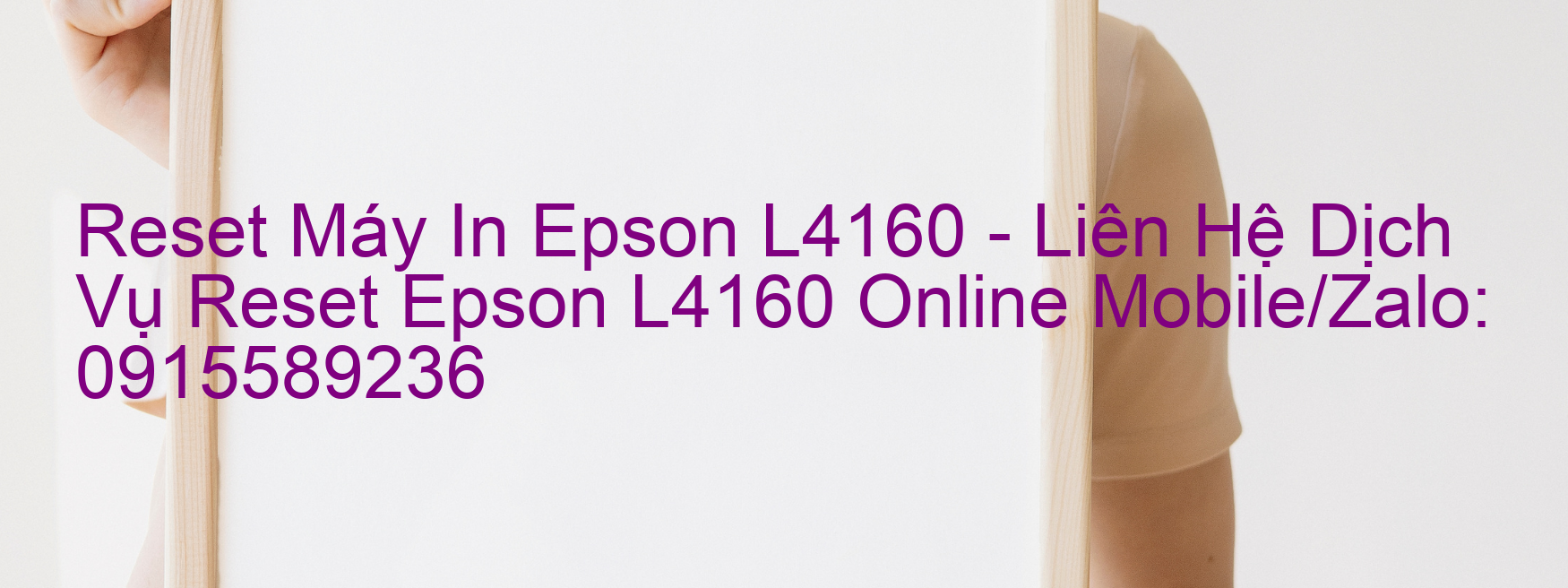 Reset Máy In Epson L4160 Online