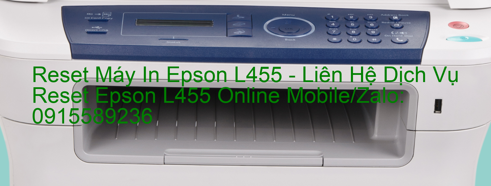 Reset Máy In Epson L455 Online