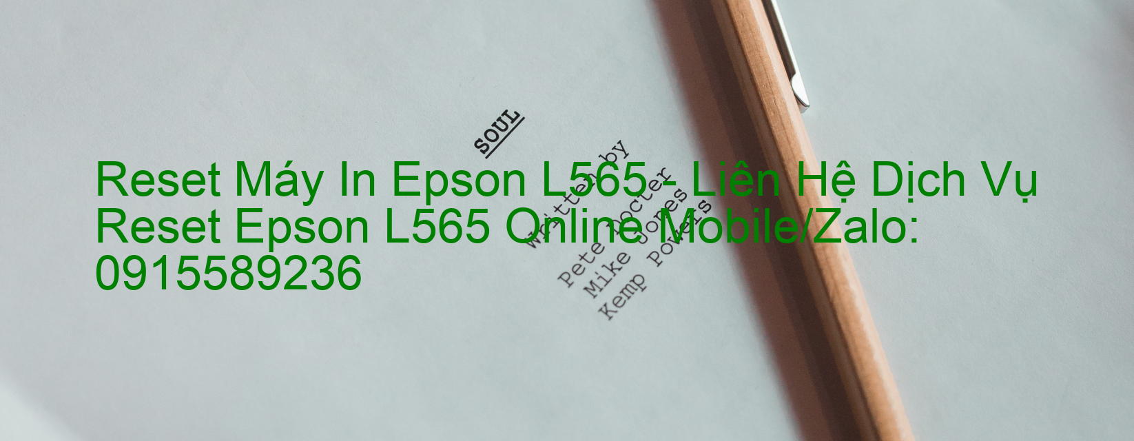 Reset Máy In Epson L565 Online