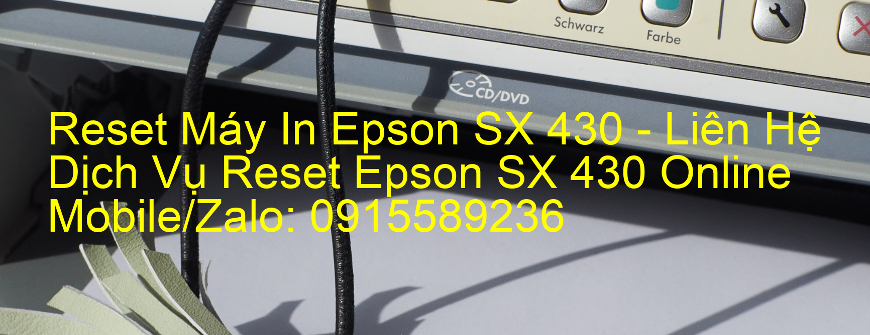 Reset Máy In Epson SX 430 Online