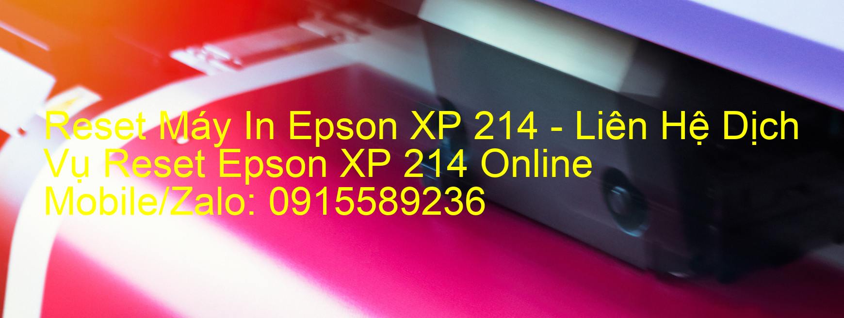 Reset Máy In Epson XP 214 Online