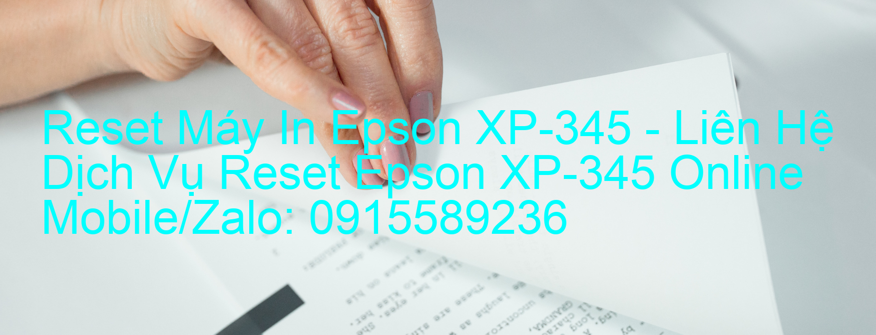 Reset Máy In Epson XP-345 Online