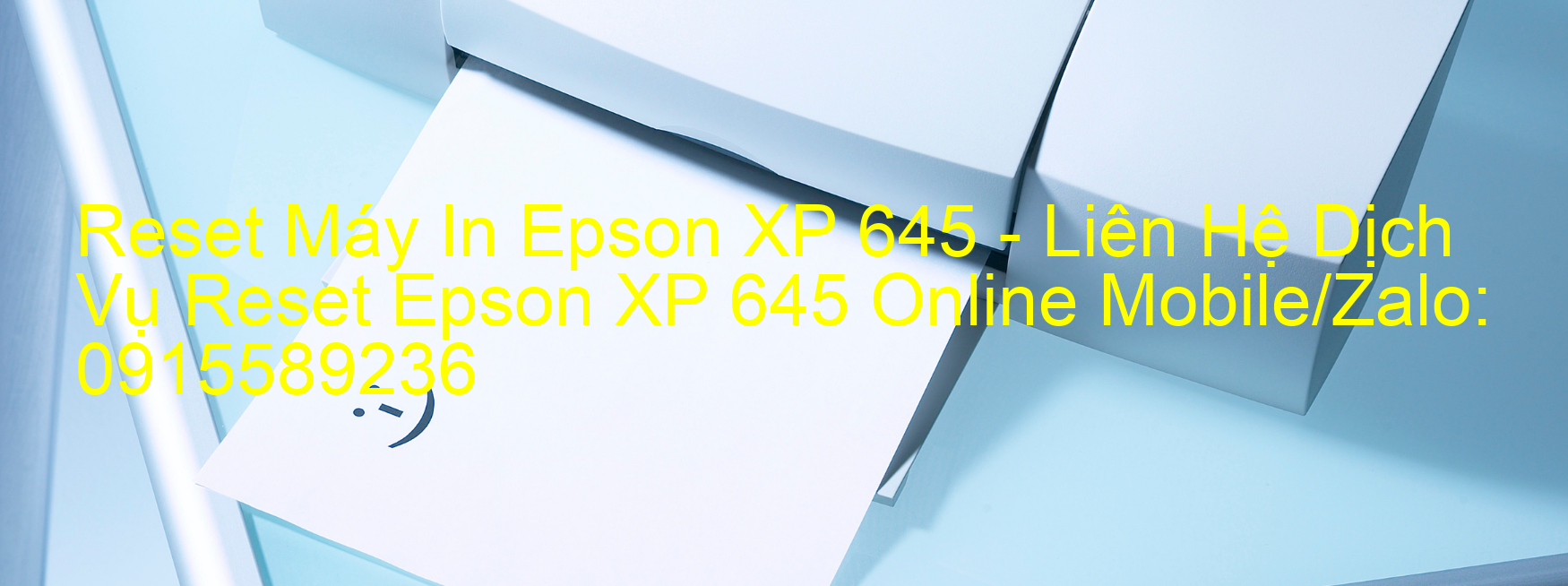 Reset Máy In Epson XP 645 Online