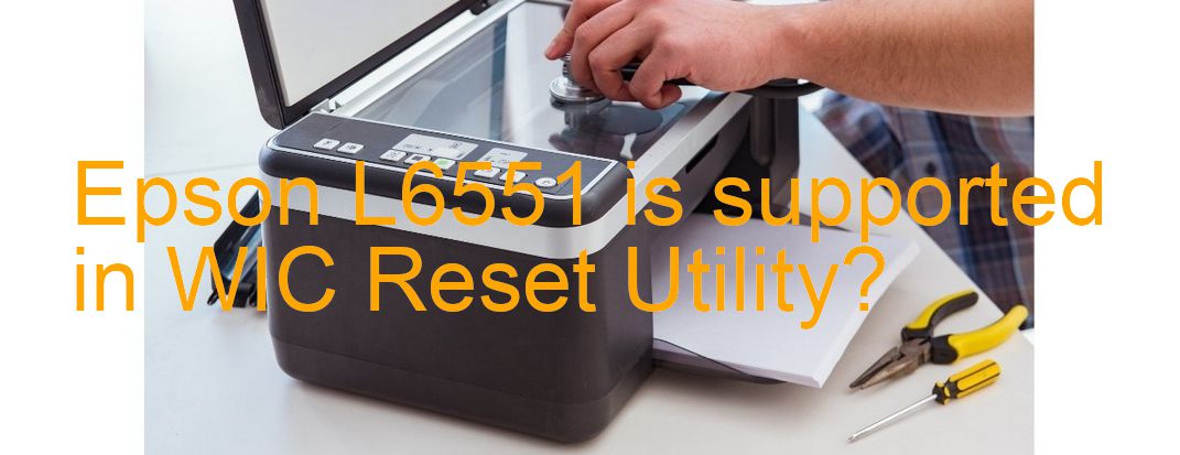 Epson L6551 Wicreset Supported Functions