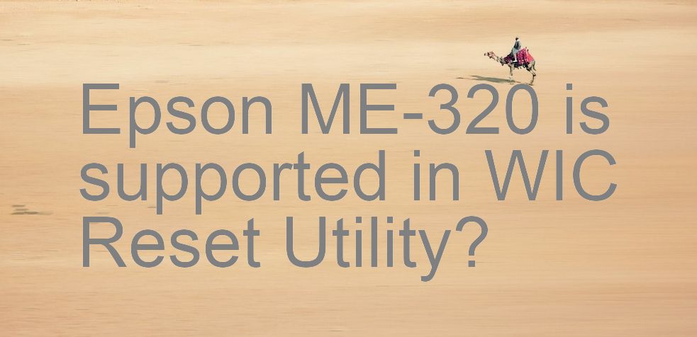 Epson ME-320 Wicreset Supported Functions