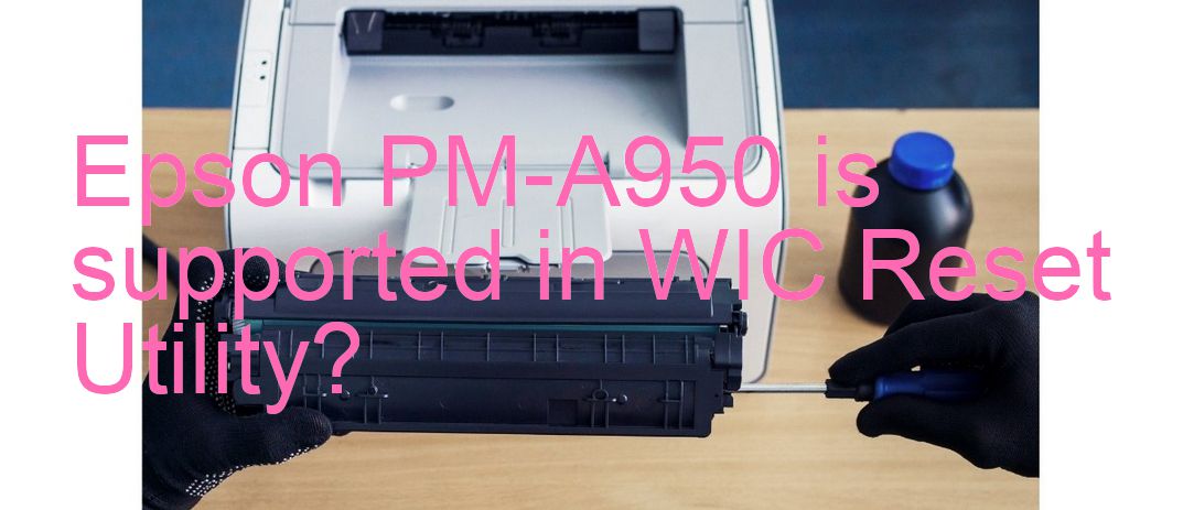 Epson PM-A950 Wicreset Supported Functions