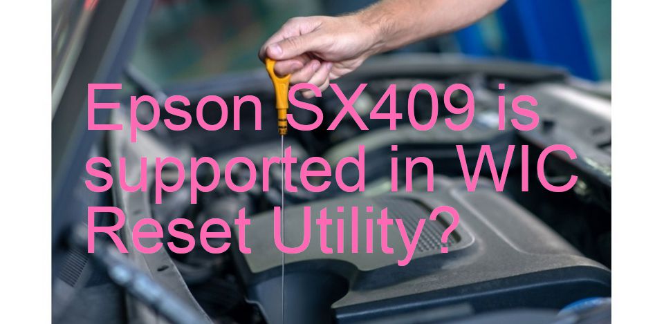 Epson SX409 Wicreset Supported Functions