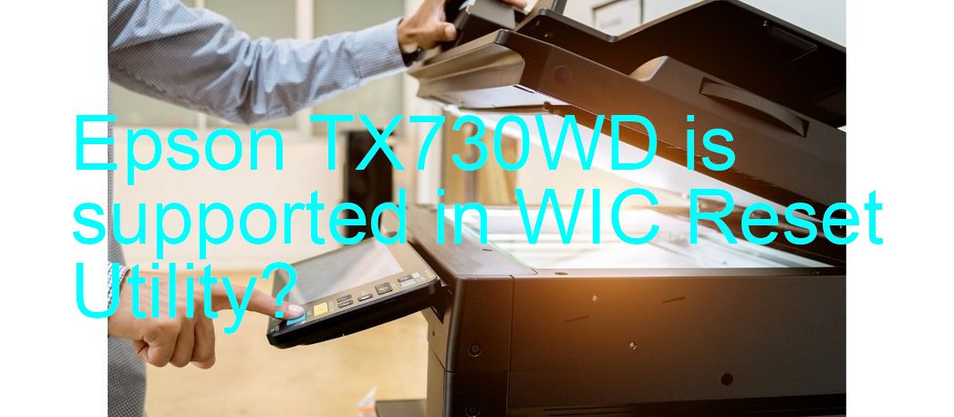 Epson TX730WD Wicreset Supported Functions
